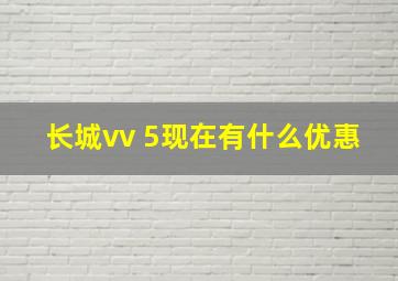 长城vv 5现在有什么优惠